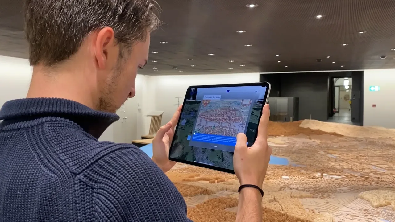 Stadtmodell Zürich AR — 3D-Stadtmodell mit AR-Overlay